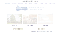 Desktop Screenshot of bethshalom-bjc.org